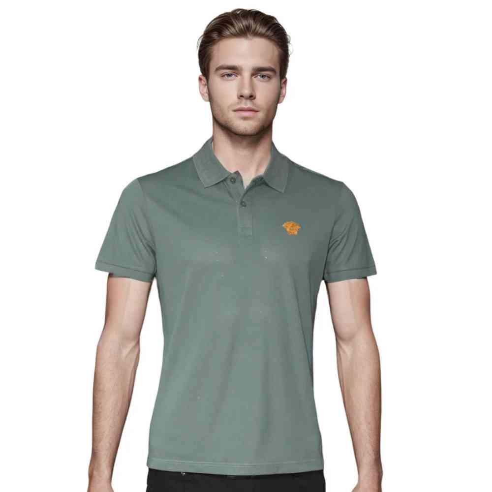 Green Versace White Premium Quality T-Shirt