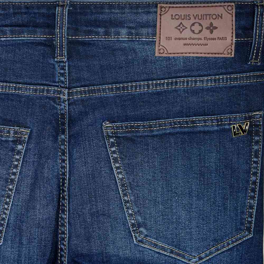 Louis Vuitton Blue Premium Quality Jeans-4