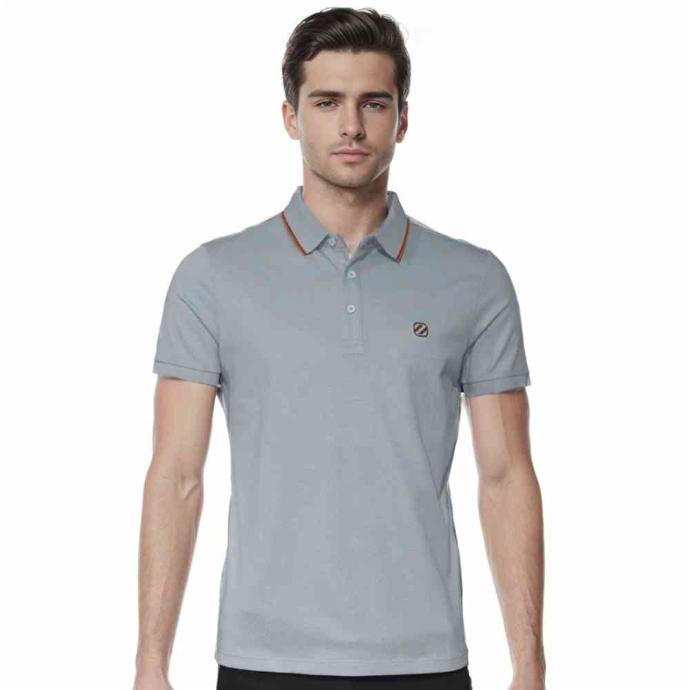 Light Blue Zegna White Premium Quality T-shirt