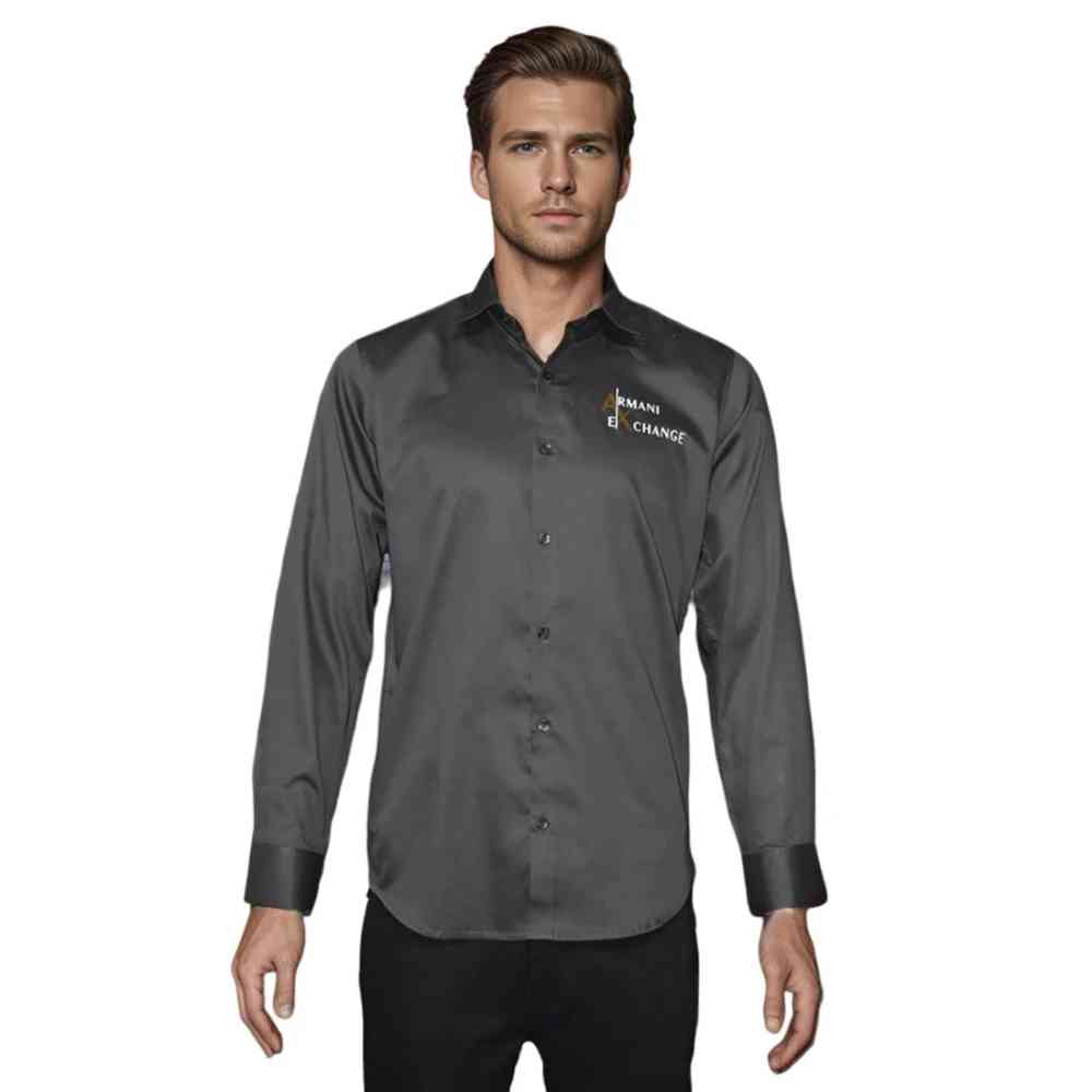 Armani Exchange Grey Premium Quality Shirt-4
