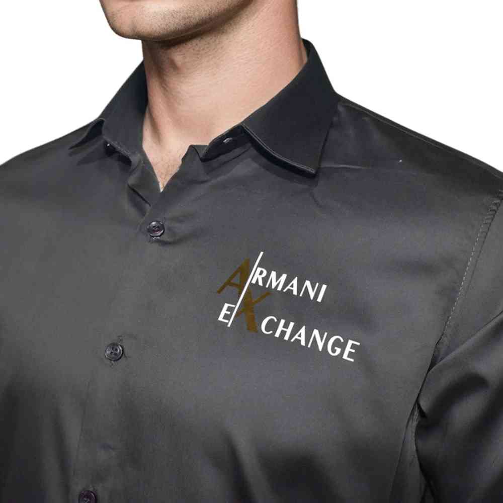 Armani Exchange Grey Premium Quality Shirt-3