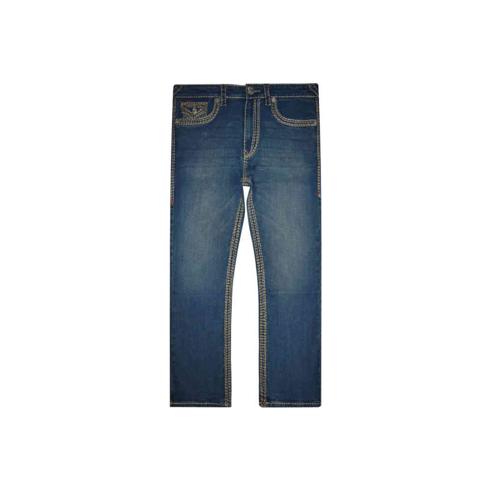 True Religion Blue Premium Quality Denim Jeans-thumb-0