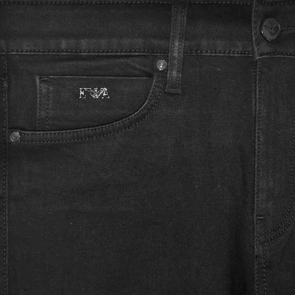Emporio Armani Black Premium Quality Jeans-thumb-2