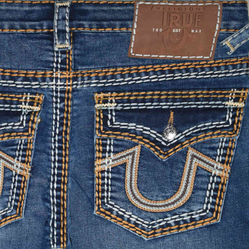 True Religion Blue Premium Quality Jeans-thumb-3