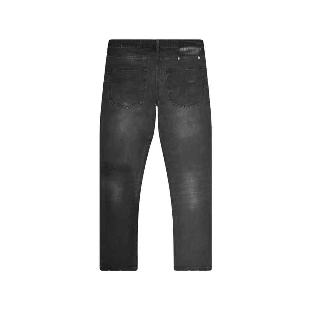 Golden Goose Pocket Printed Black Denim Jeans-5