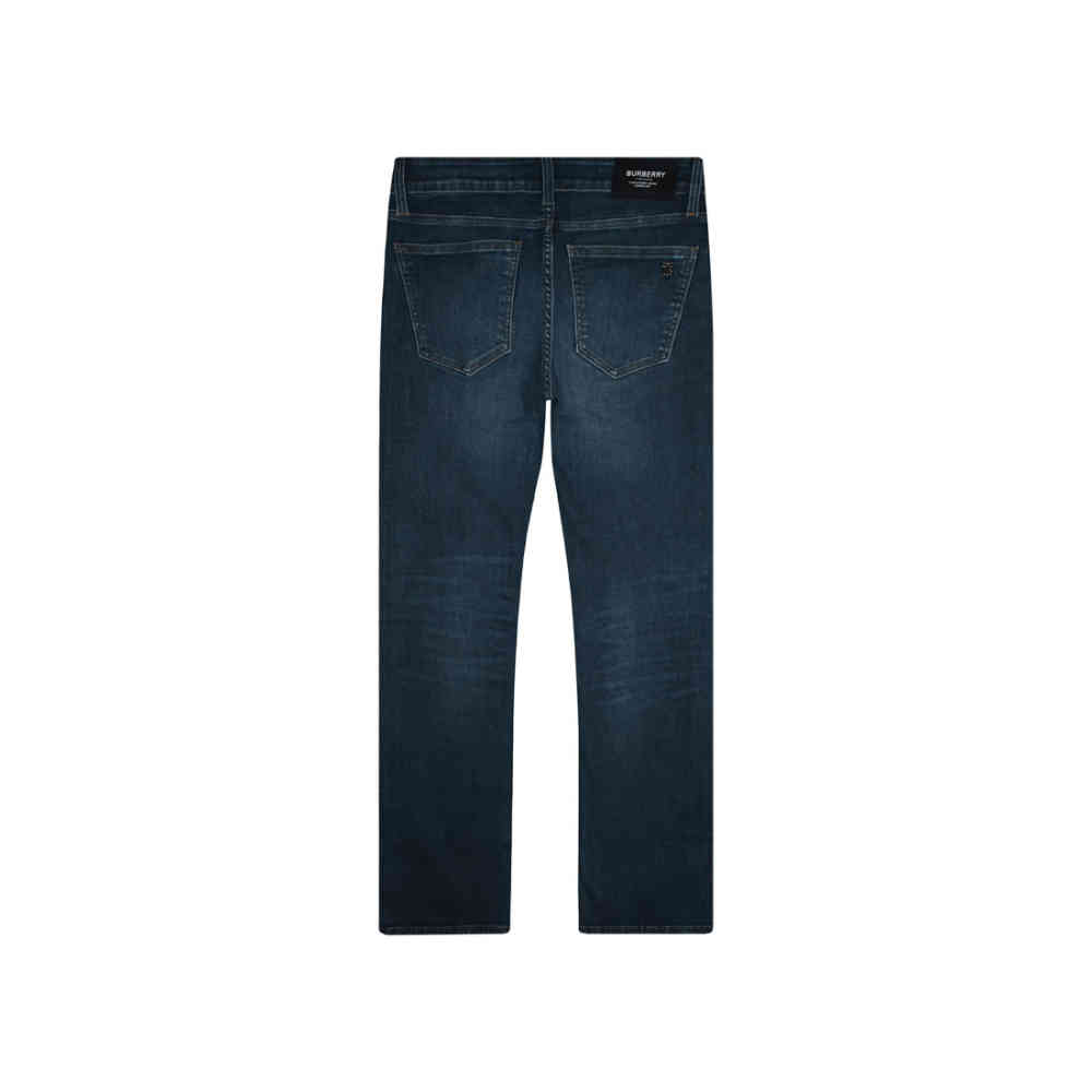 Burberry Navy Blue Premium Quality Jeans-thumb-5