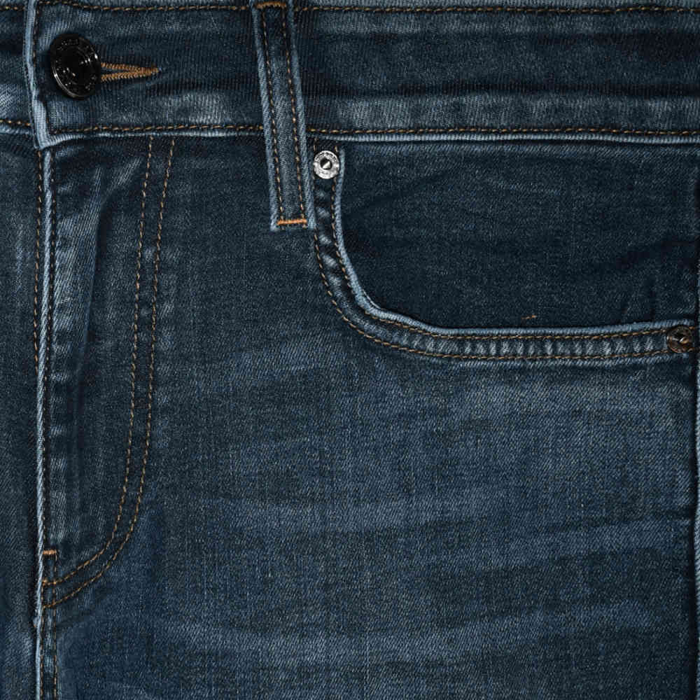 Burberry Navy Blue Premium Quality Jeans-thumb-1