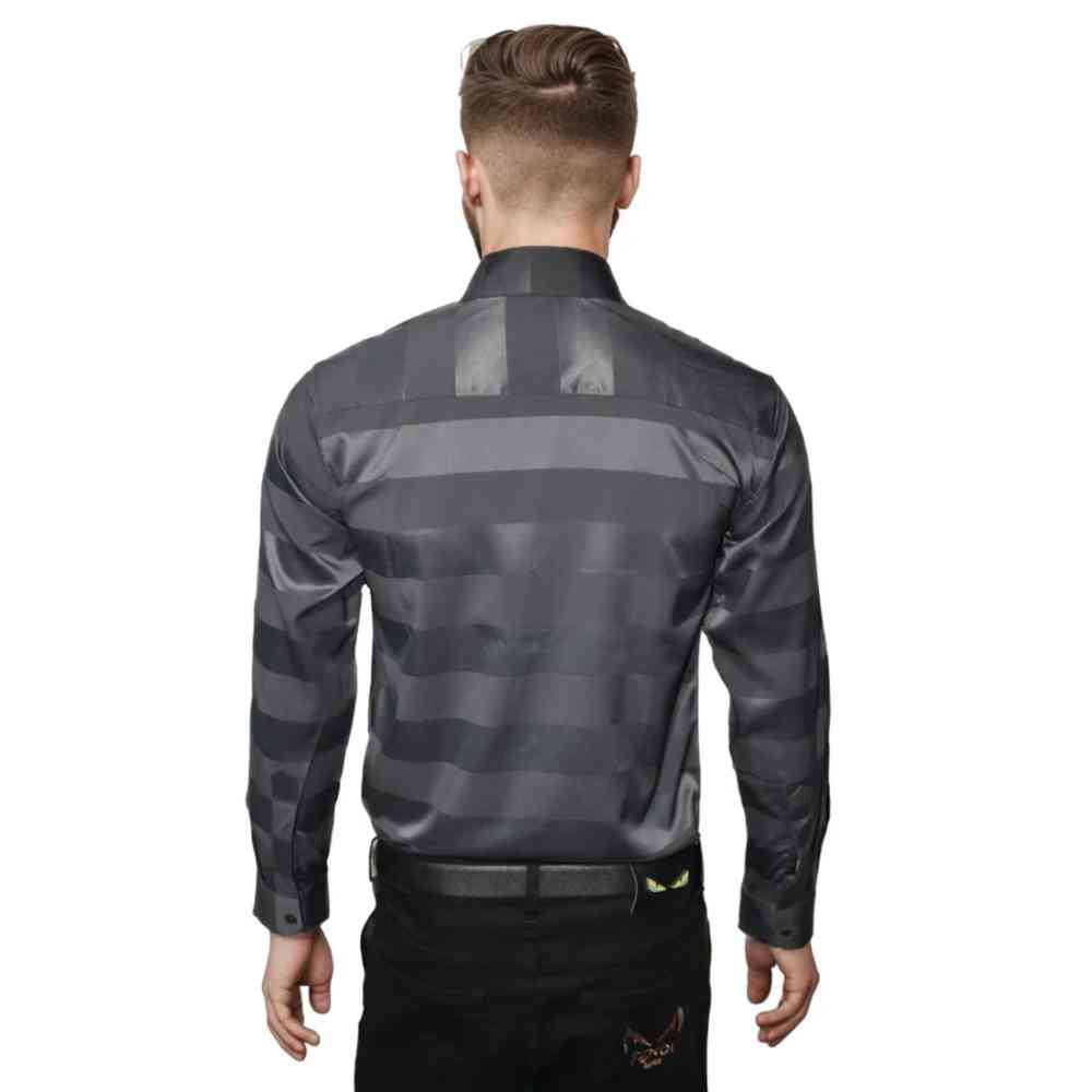 Versace Grey Premium Quality Designer Shirt-1