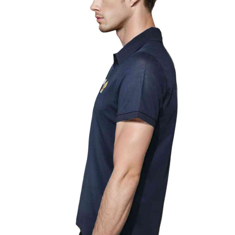 Versace Navy Blue Premium Quality Polo T-shirt-thumb-3