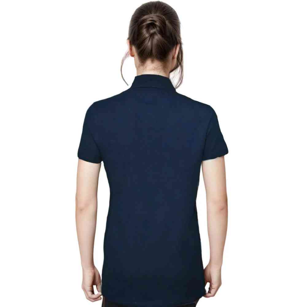 Tommy Hilfiger Dark Blue Premium Quality Women T-shirt-1