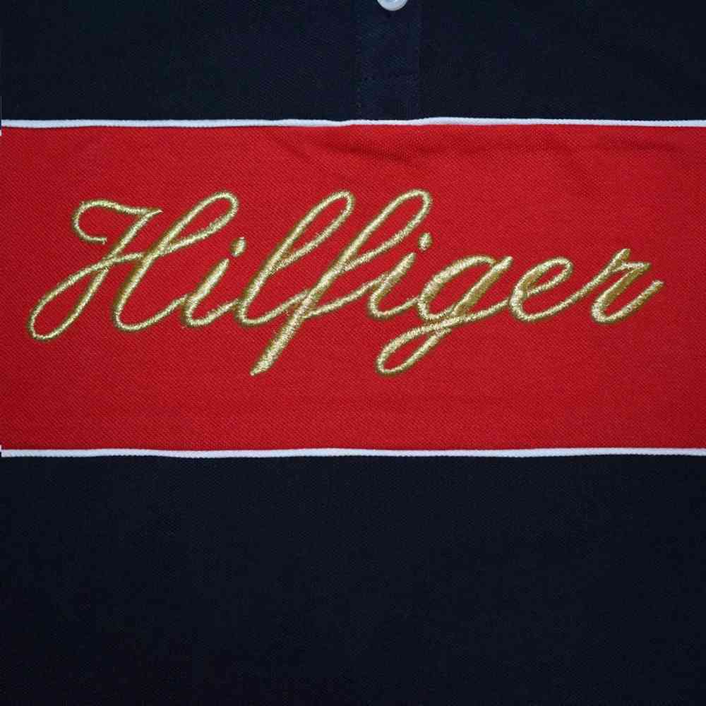 Tommy Hilfiger Dark Blue Premium Quality Women T-shirt-3