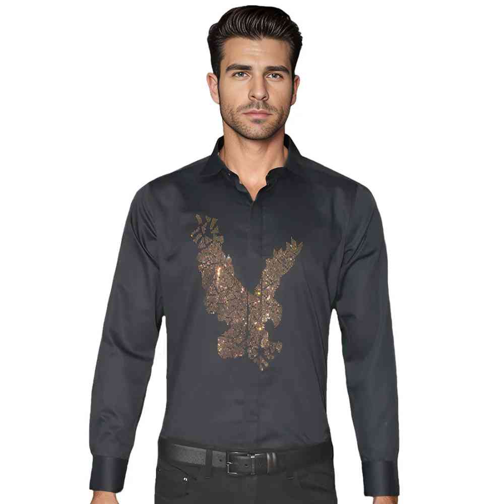 Black Armani Exchange White Premium Quality Shirt
