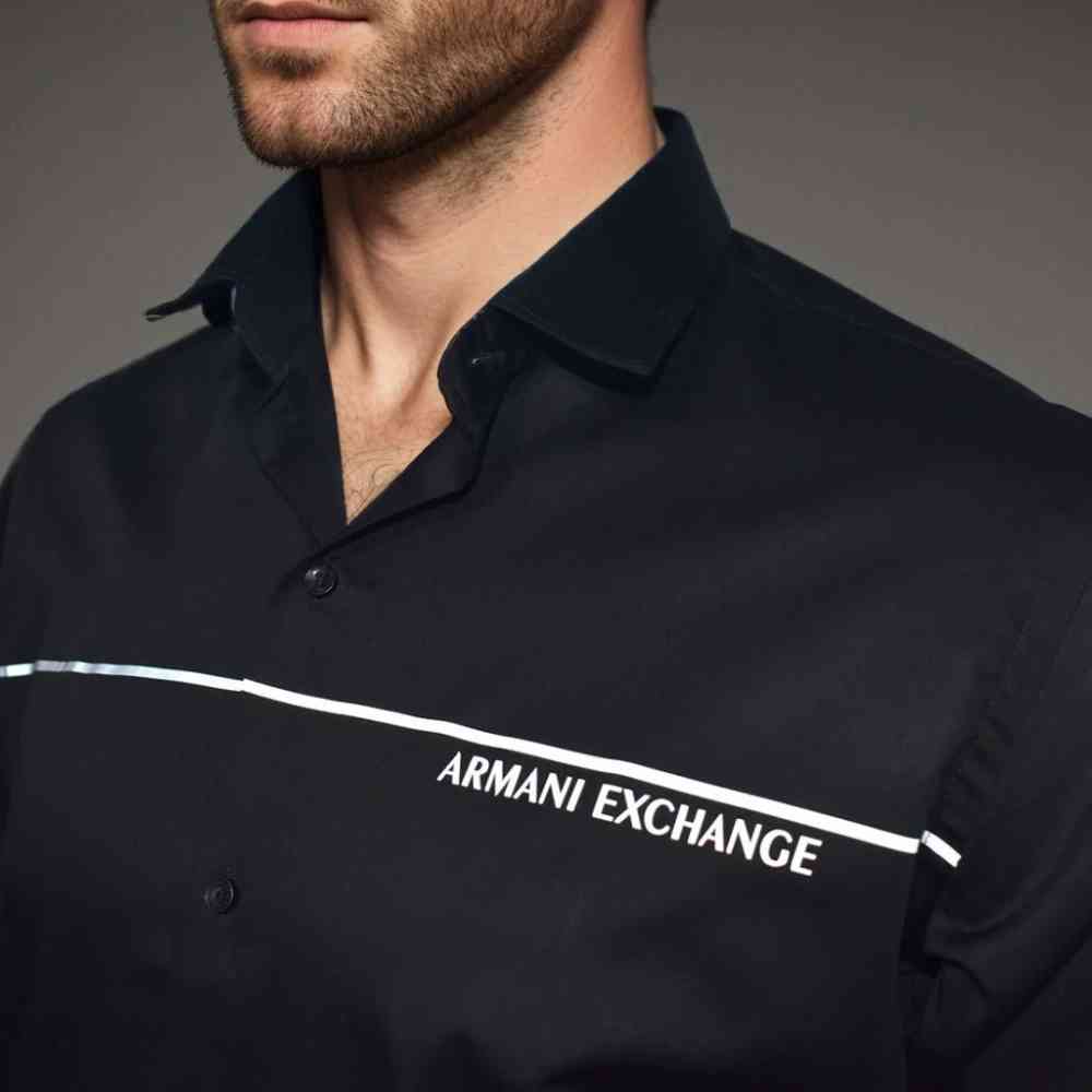 Armani Exchange Black Premium Quality Shirt-2