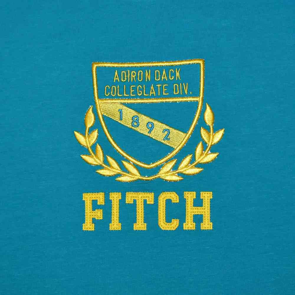 Abercrombie Blue Premium Quality Women T-shirt-3