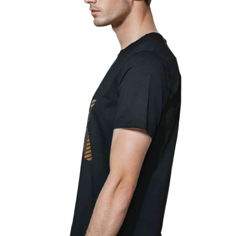 Armani Exchange Premium Black Polo T-shirt-thumb-3