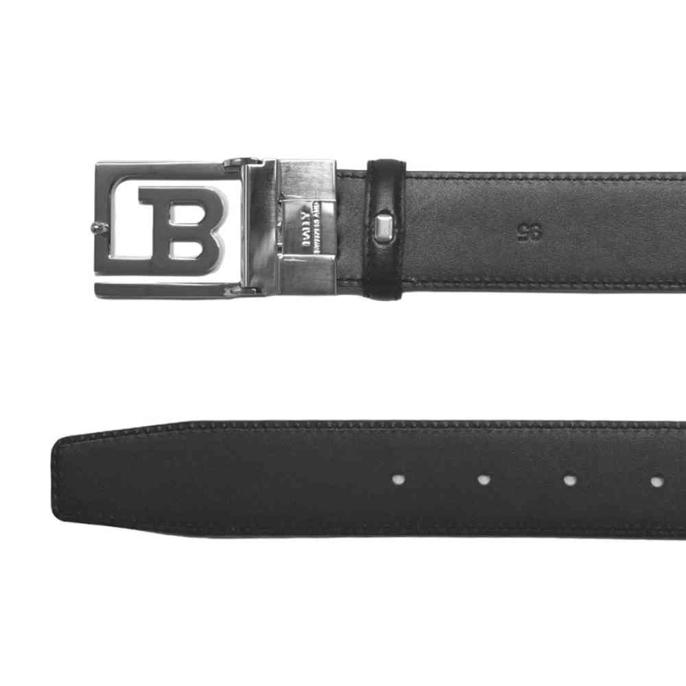 Bally Paris Black Premium Quality Belt-thumb-4