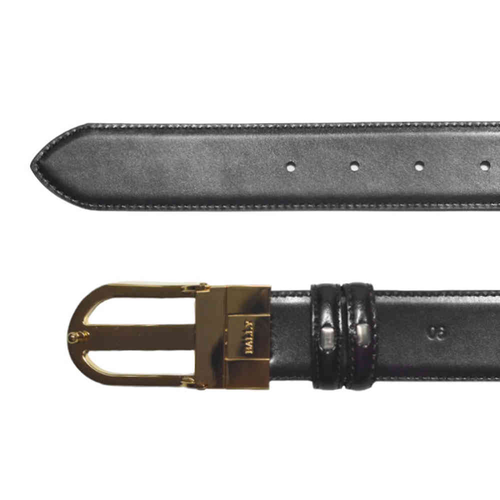 Bally Black Premium Quality Belt-4