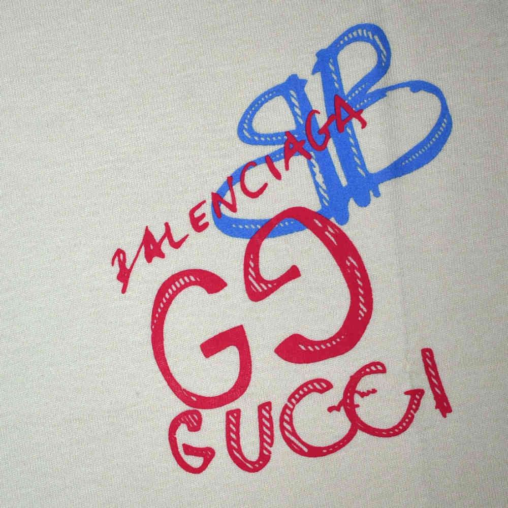Gucci Cream Premium Quality Kid's T-shirt-3