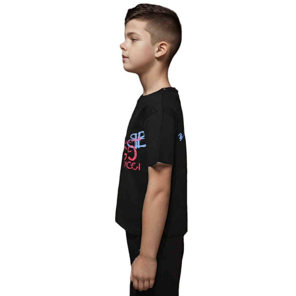Gucci Black Premium Quality Kid's T-shirt-2
