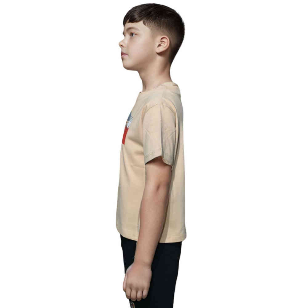 Gucci Baby Seal Print Brown Premium Kids T-shirt-thumb-2