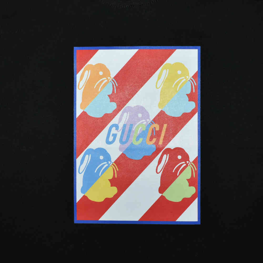 Gucci Black Premium Quality Kids T-shirt-3
