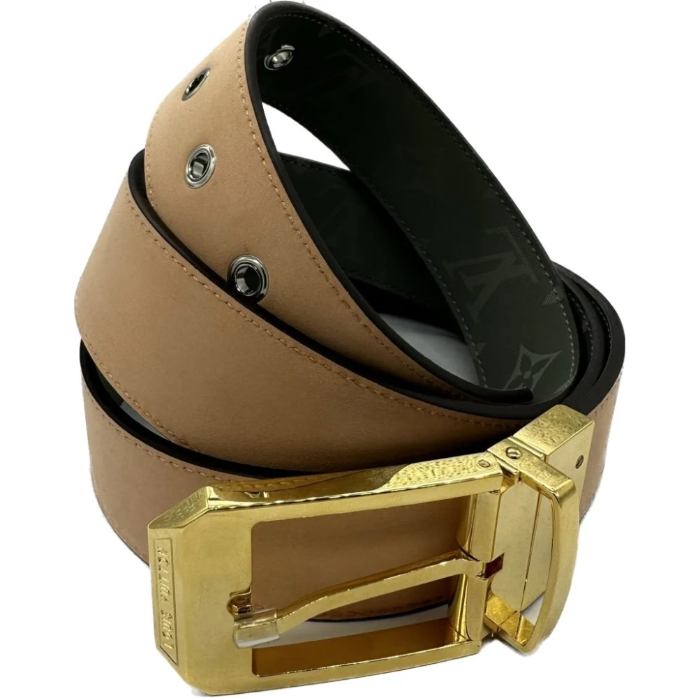 Louis Vuitton Brown Premium Quality Belt-thumb-0