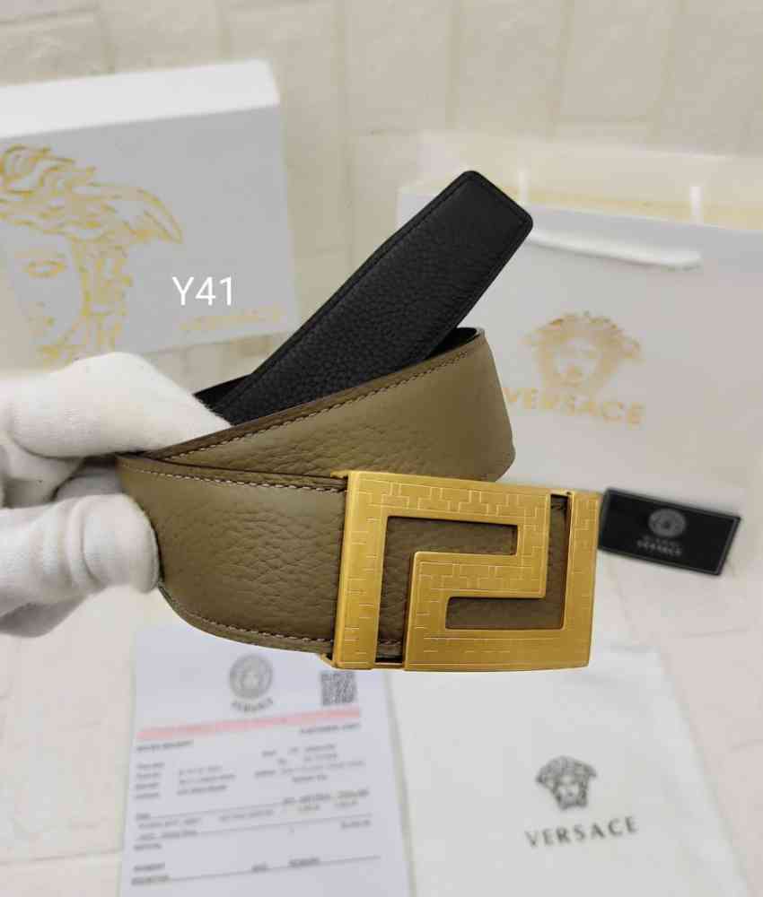 Versace Black Premium Quality Belt-3