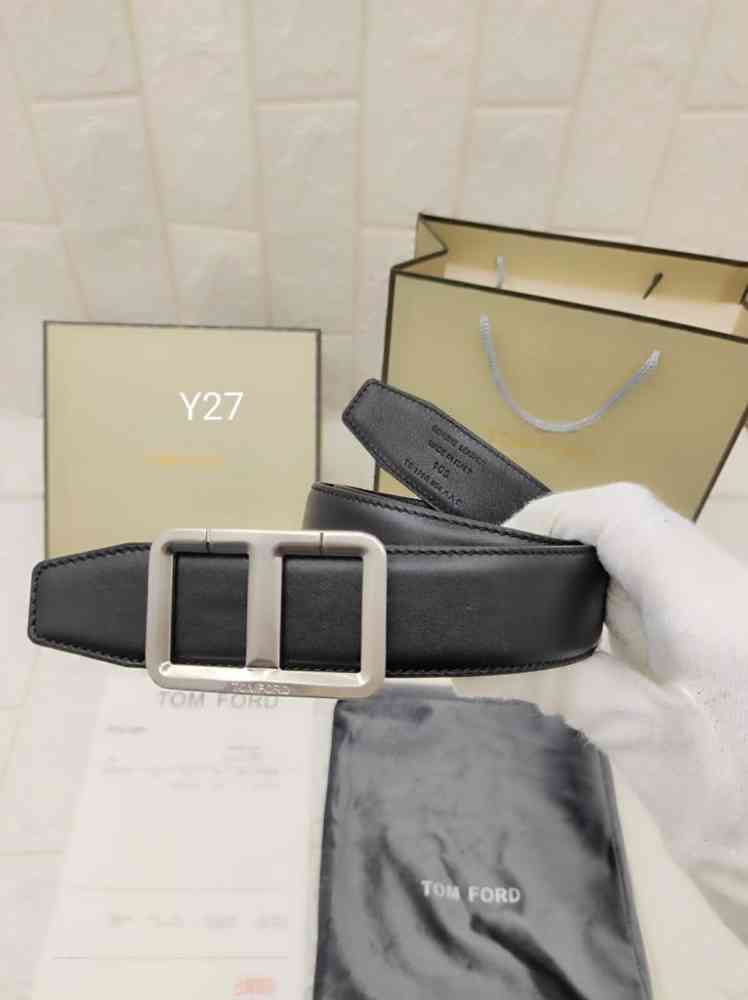 Tom Ford Black Premium Quality Belt-3
