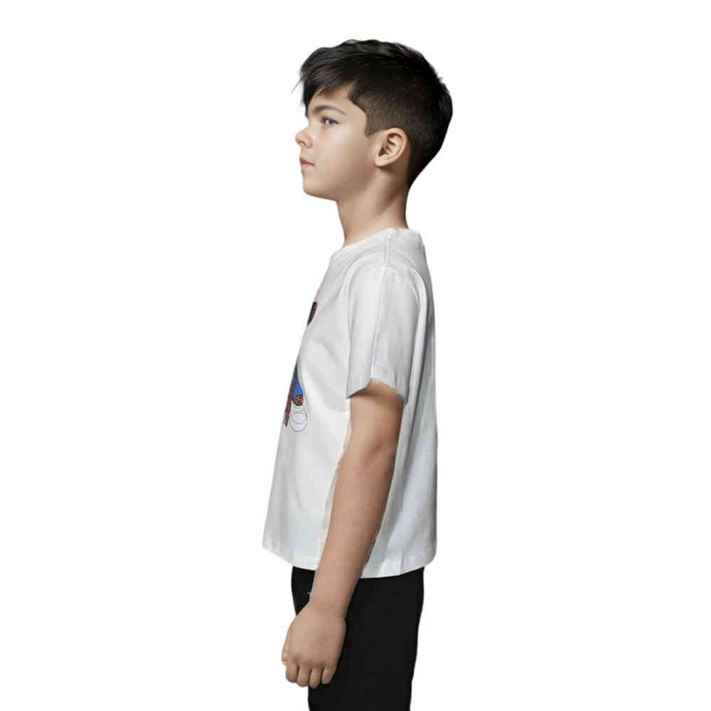 Fendi Basketball Teddy-Bear White Premium Kids T-shirt-2