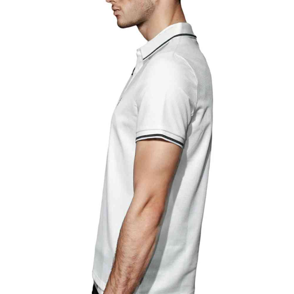 Saint Laurent White Premium Quality T-shirt-3