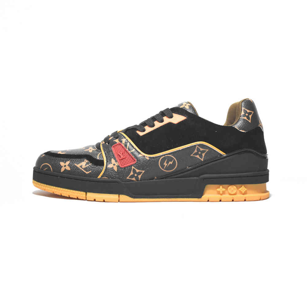 Black Louis Vuitton Sky Blue Premium Quality Sneakers
