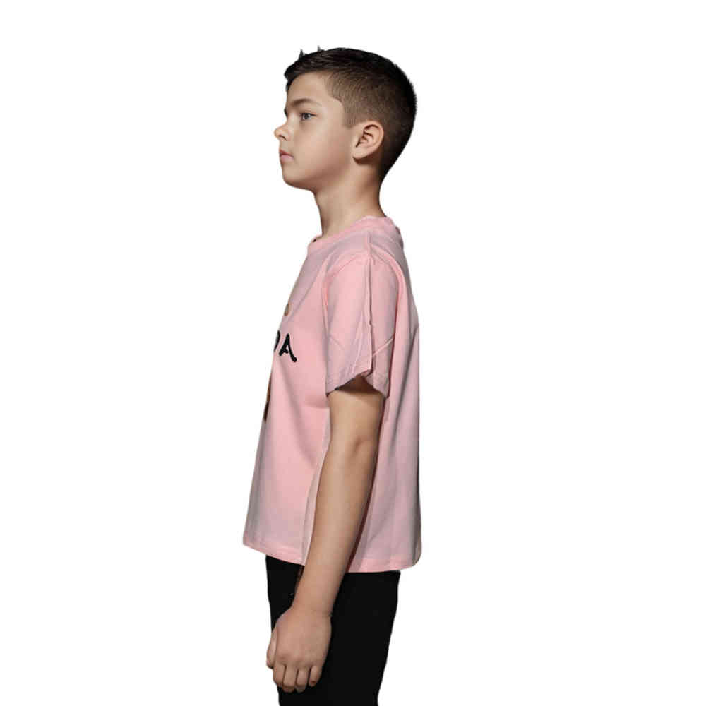 Prada Bunny Print Pink Premium Kids T-shirt-thumb-2