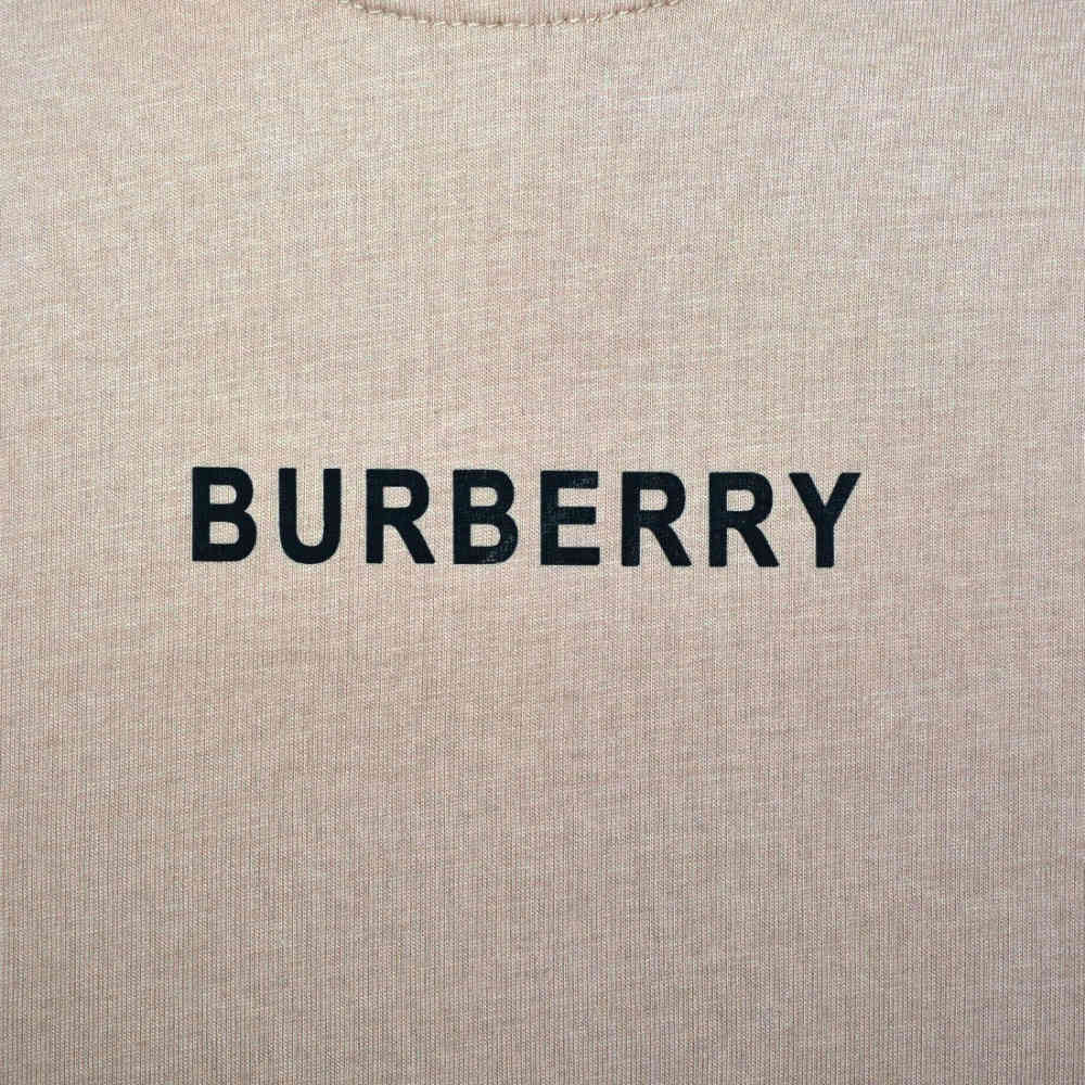 Burberry Logo Print Brown Premium Kids T-shirt-3