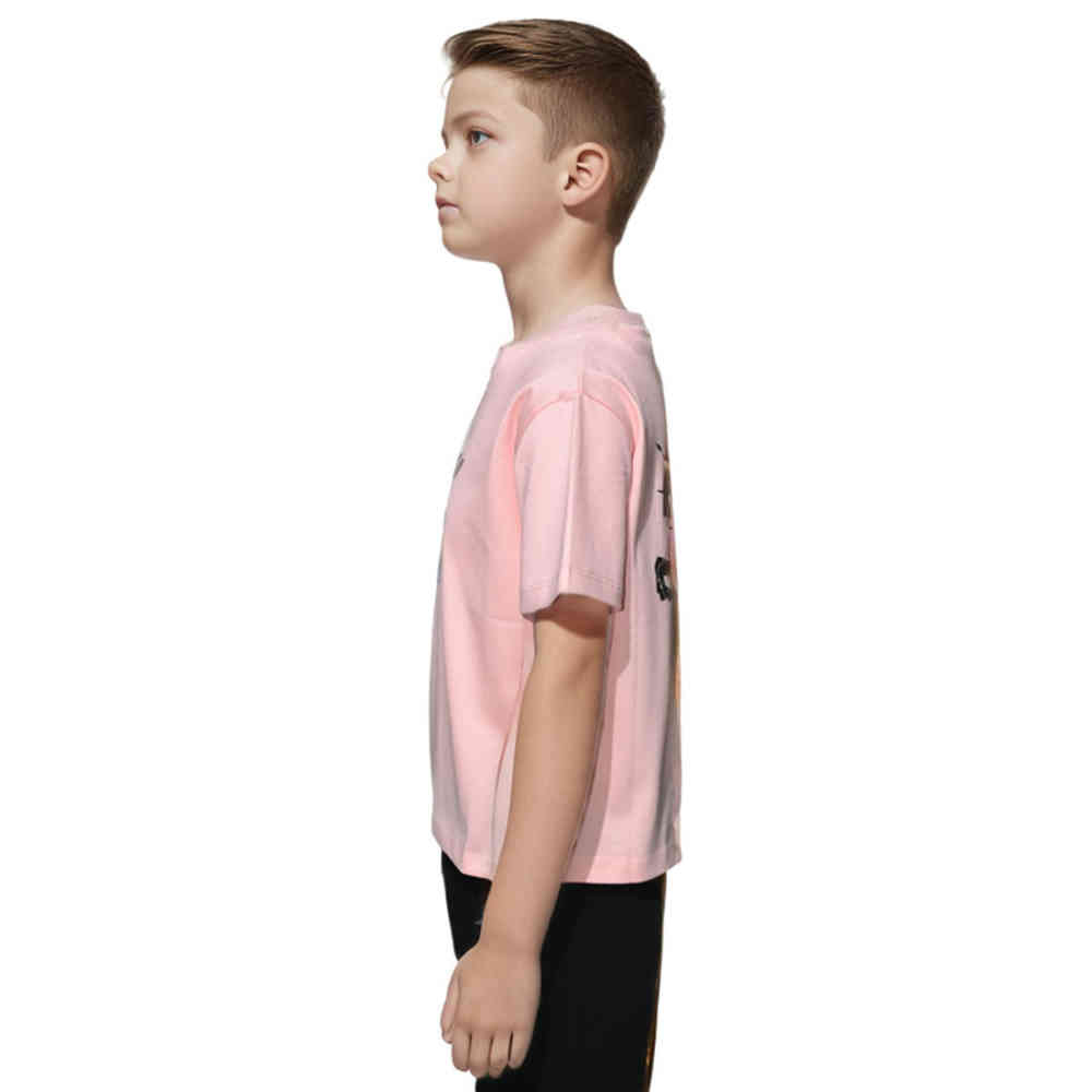Burberry Logo Print Pink Premium Kids T-shirt-2