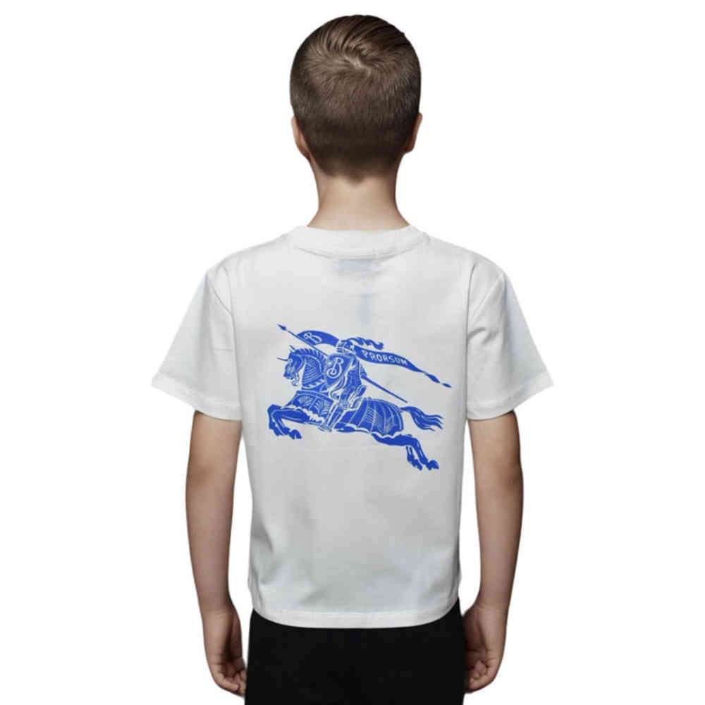 Burberry Logo Print White Premium Kids T-shirt-1