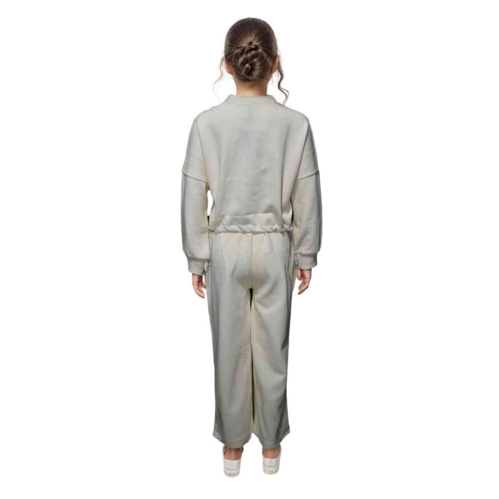 YSL Cream Premium Girls Co-ord Set-1