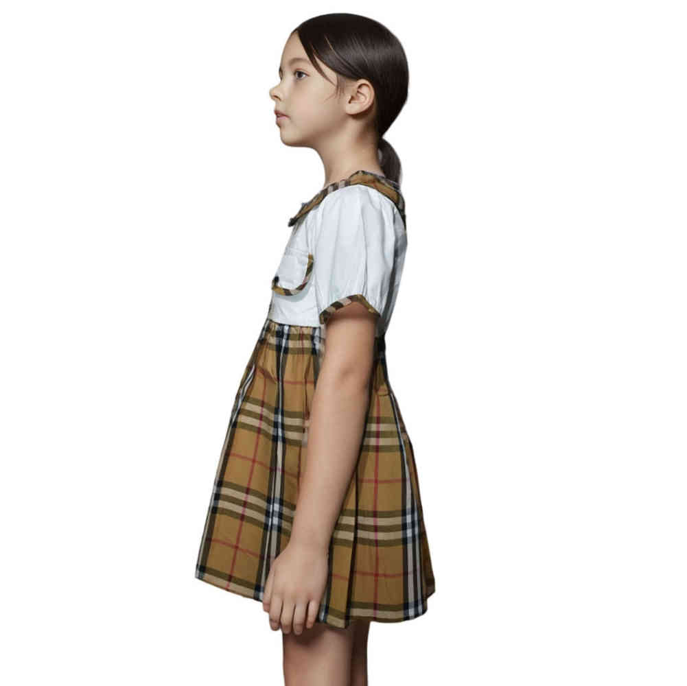 Burberry White Premium Quality Dress-thumb-2