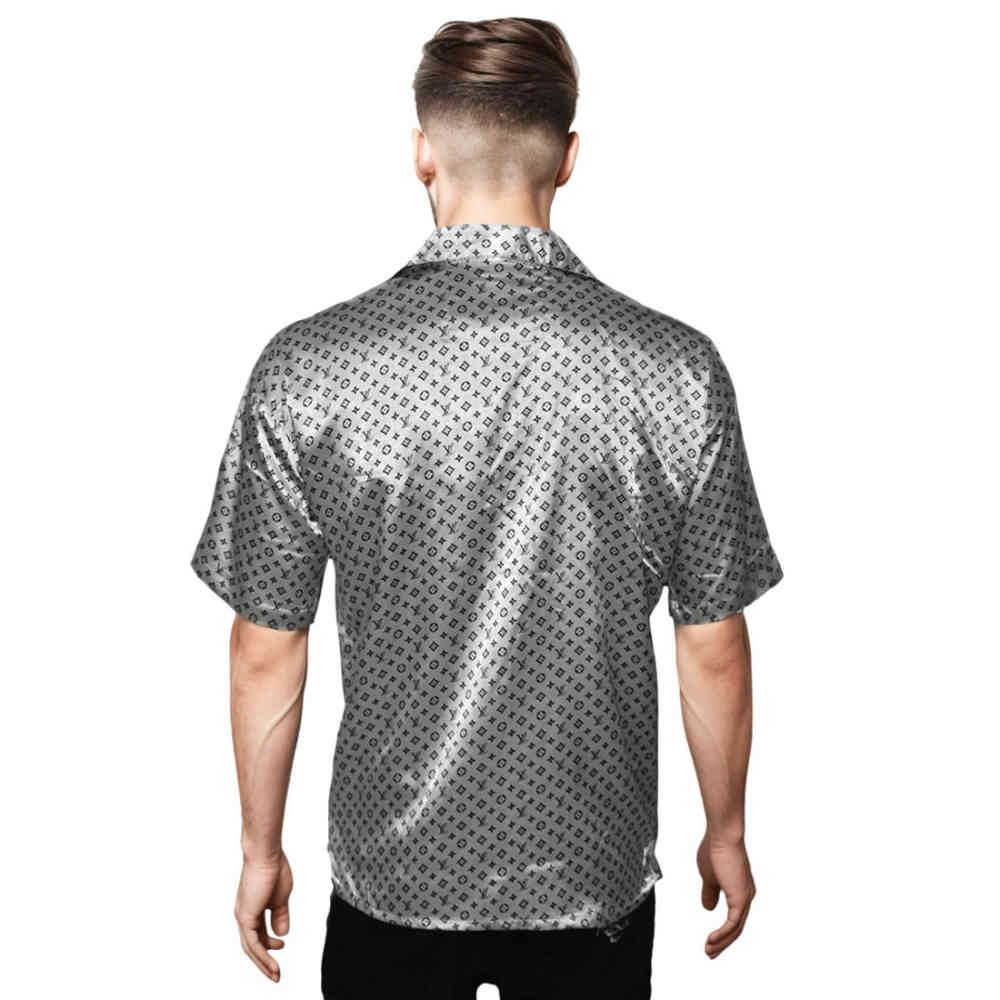 Louis Vuitton Grey Premium Quality Shirt-thumb-1