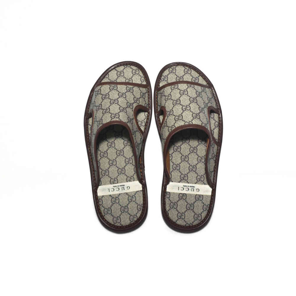 Gucci Cream Premium Quality Men's Flip-flops-3