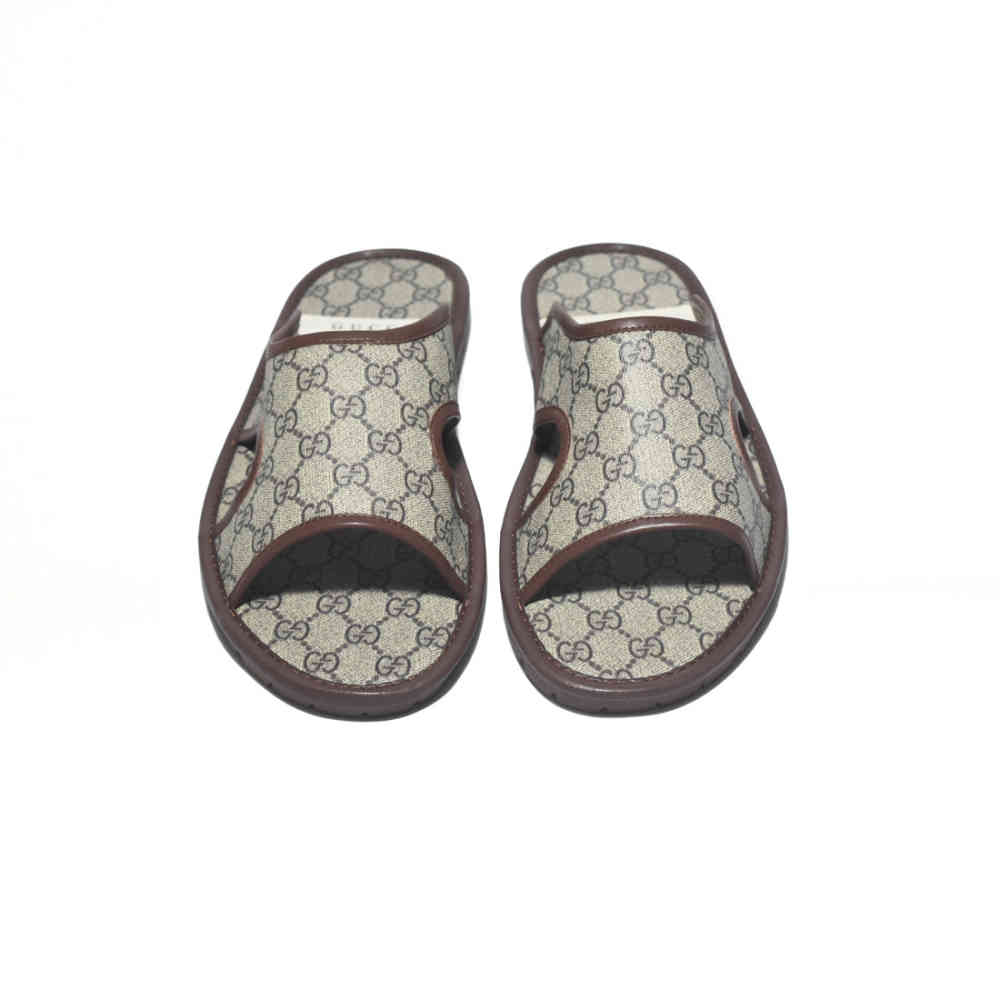 Gucci Cream Premium Quality Men's Flip-flops-4