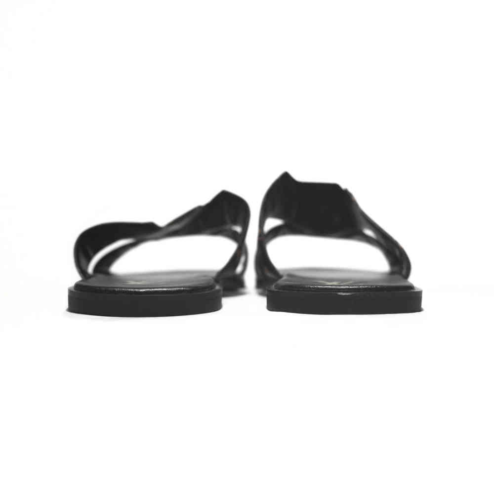 Louis Vuitton Brown & Black Premium Quality Men's Flip-flops-5