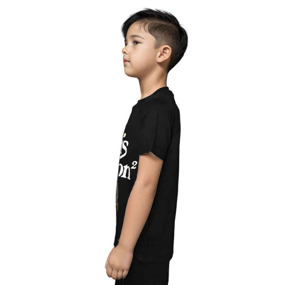 Louis Vuitton Black Premium Quality Kids T-shirt-thumb-2