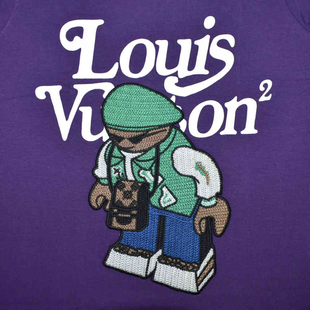 Louis Vuitton Purple Premium Quality Kids T-shirt-3