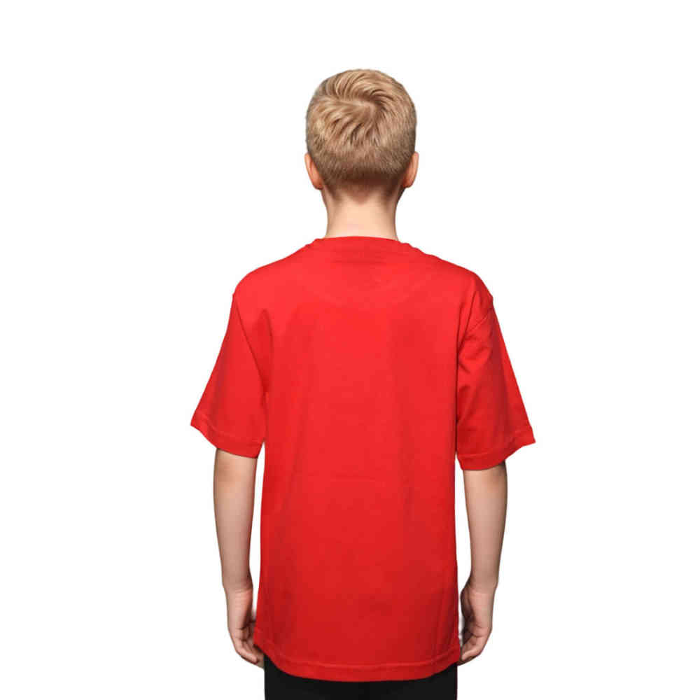 Moschino Teddy Print Red Premium Kids T-shirt-thumb-1