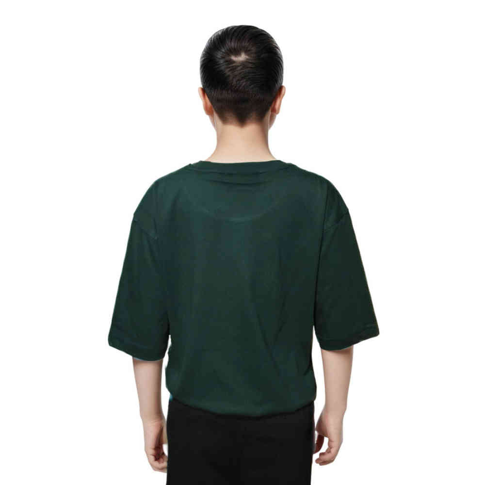 Moschino Green Teddy Print Premium Kids T-shirt-1