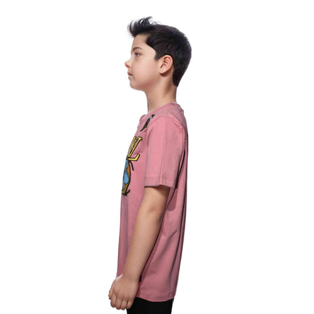 Louis Vuitton Pink Embroidery Design Kids T-shirt-thumb-2