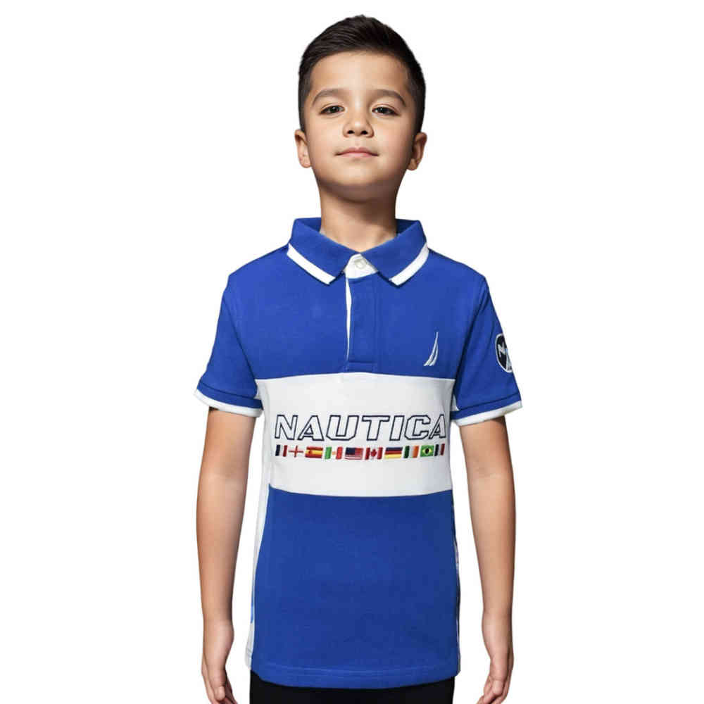 White & Blue Nautica Red Premium Quality T-shirt