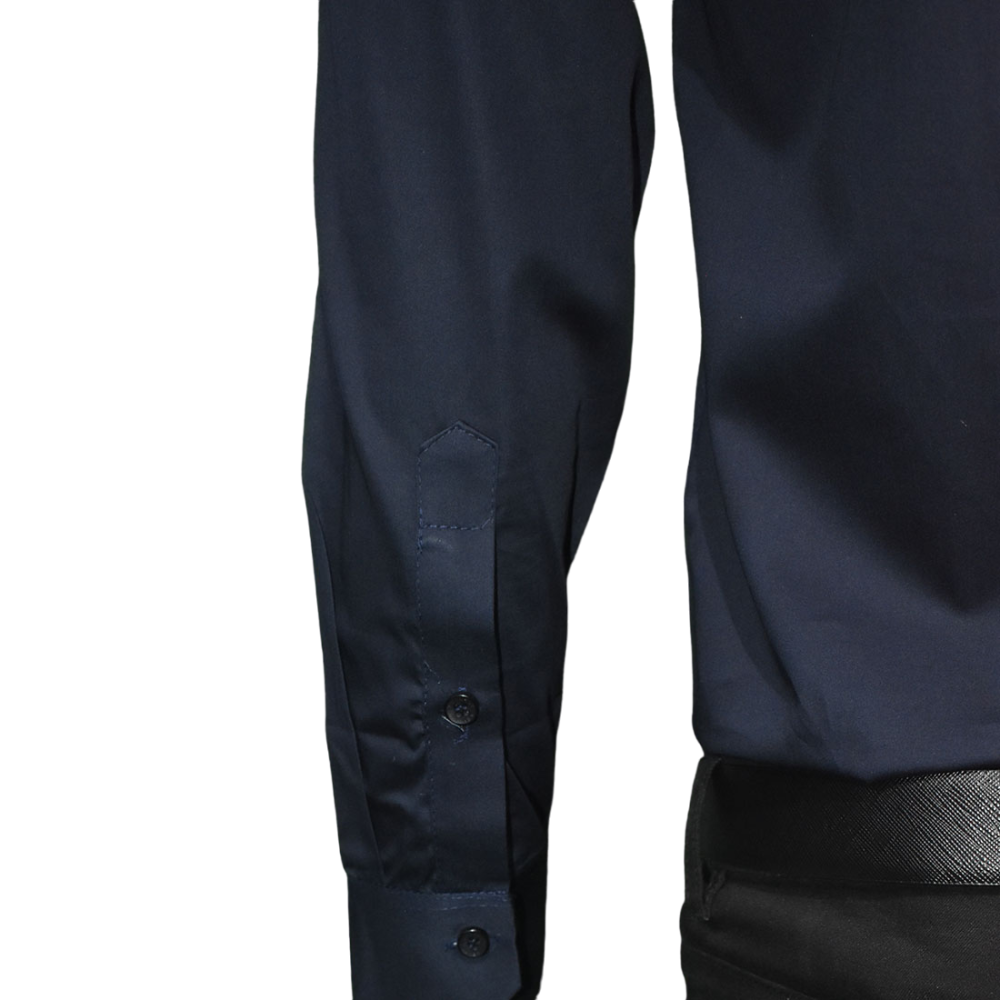Armani Exchange Navy Blue Premium Quality Full Sleeve Shirt-5