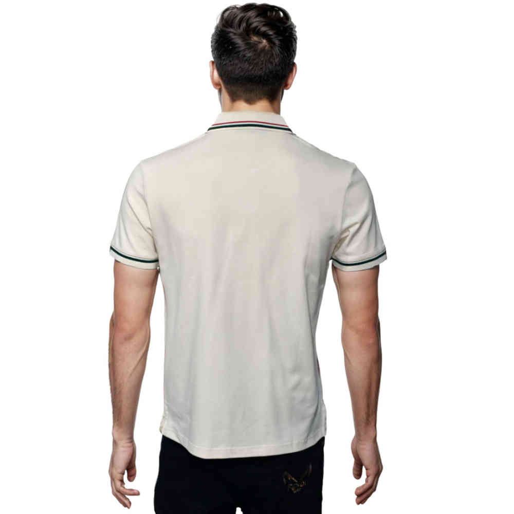 Gucci Cream Premium logo Embroidered T-shirt-1