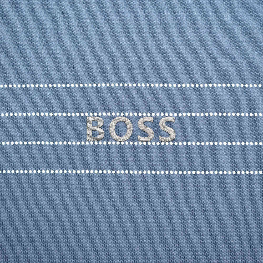Boss Blue Premium Quality Polo T-shirt-3